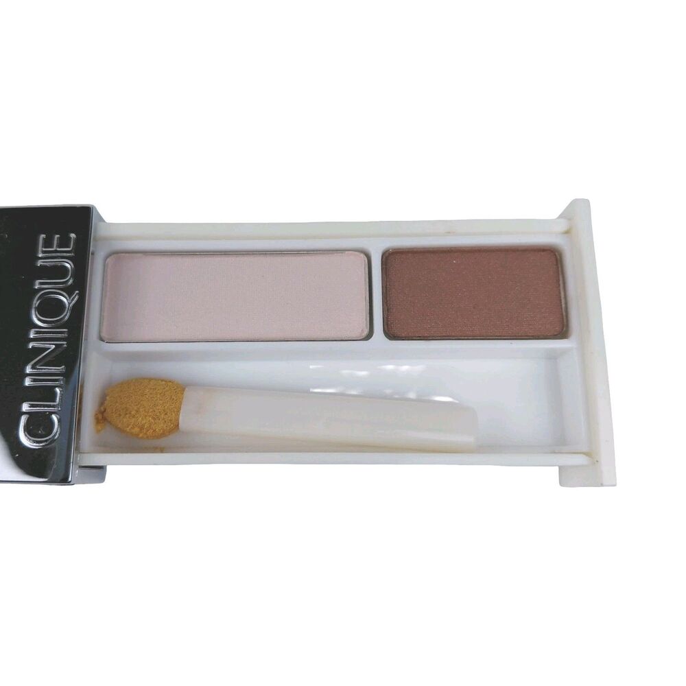 CLINIQUE Colour Surge Eye Shadow Duo Pink Chocolate .07 oz New